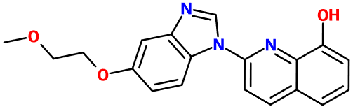 (image for) MC080205 2-[5-(2-Methoxyethoxy)-1H-benzimidazolyl]-8-quinolinol